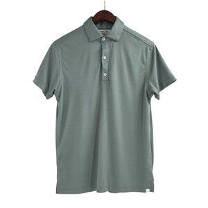 Ministry Of Supply Apollo Mens Polo Shirt Small Green Sustainable Breathable